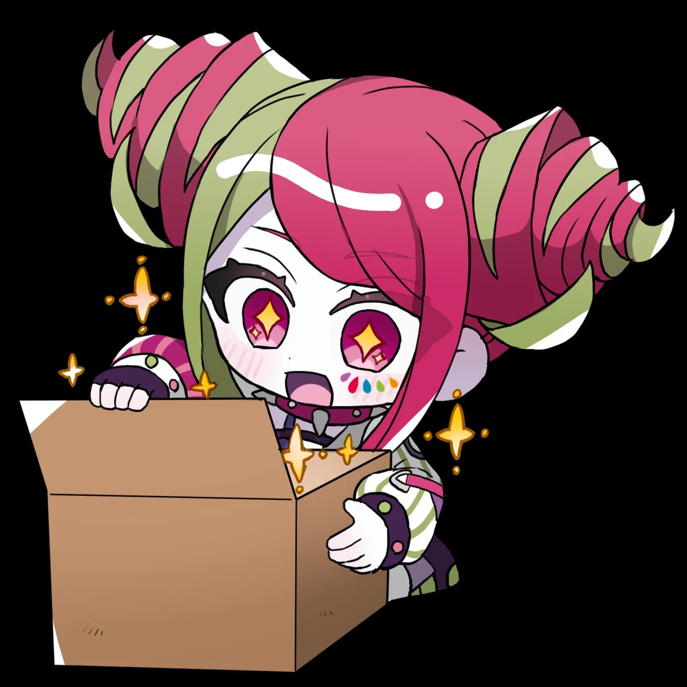 カードの発送のイラスト