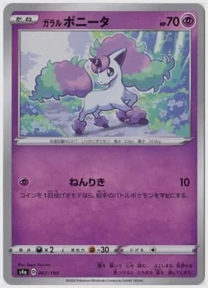 ガラル ポニータ