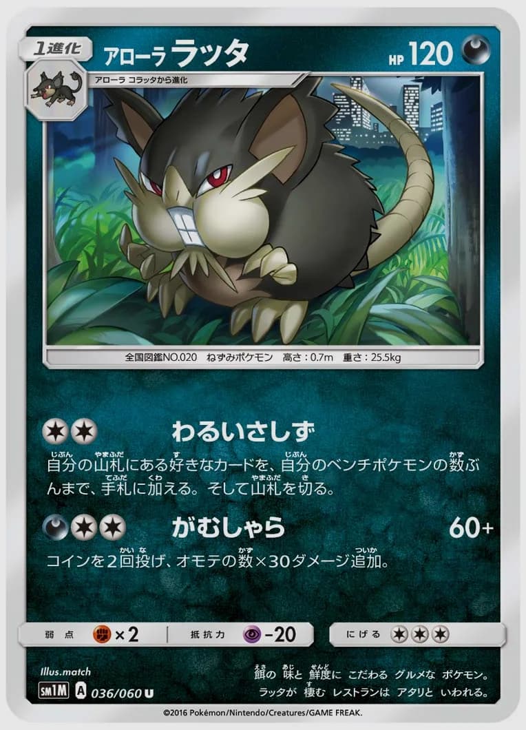 アローラ ラッタ