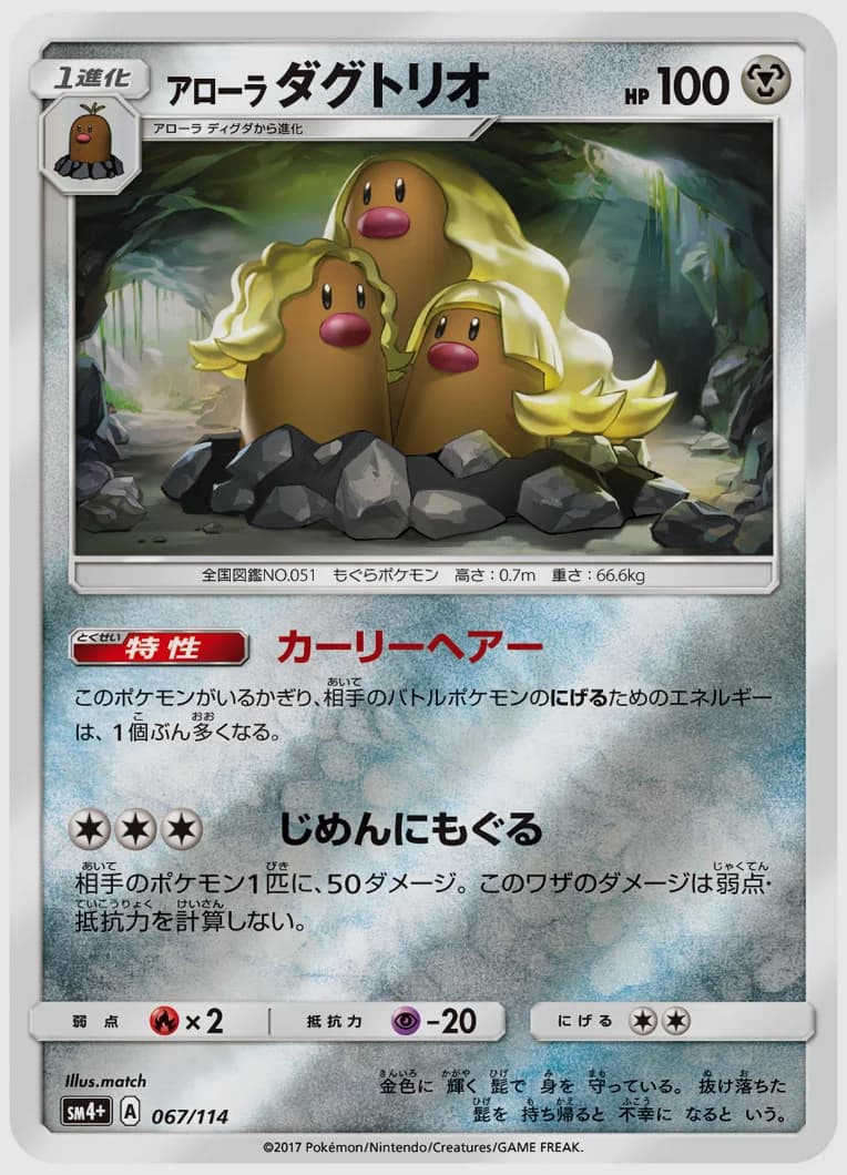アローラ ダグトリオ