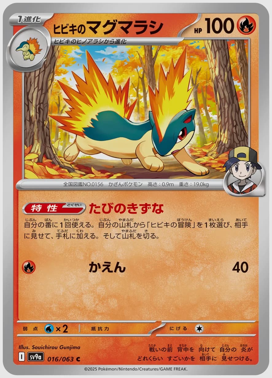 ヒビキのマグマラシ