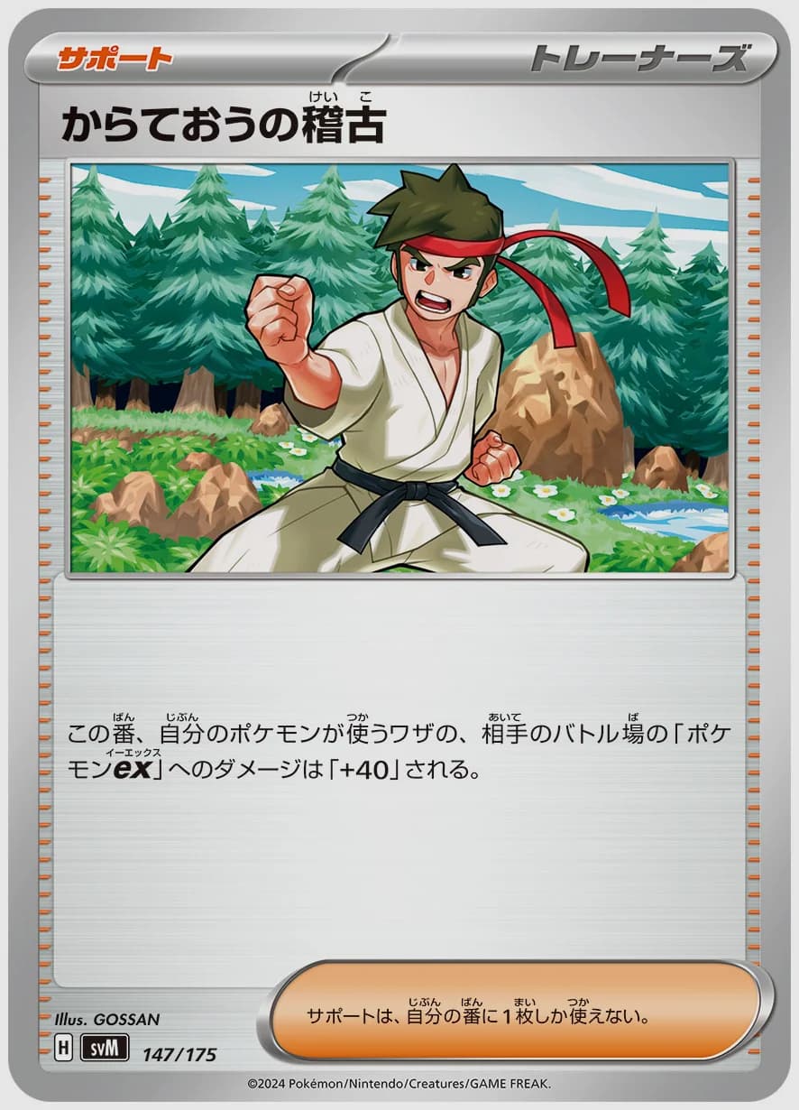 からておうの稽古